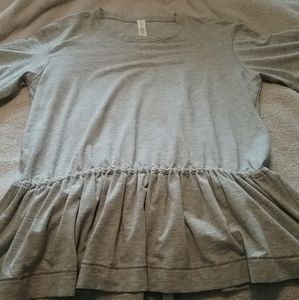 lululemon athletica Gray Short Sleeve Top